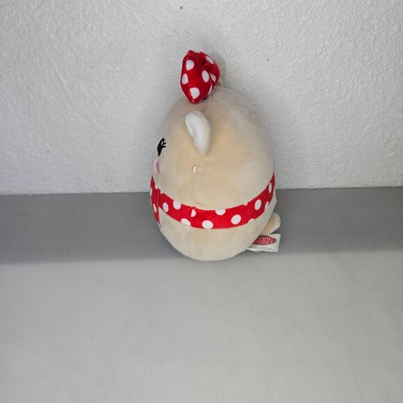 Rudolph Squishmallow Plush Reindeer With Bow & Scarf Girl Deer 8" Toy Christmas - Picture 2 of 7